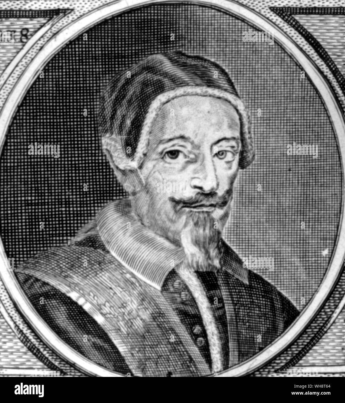 Papst Alexander VII Fabio Chigi ursprünglich 1599-1667 Stockfoto