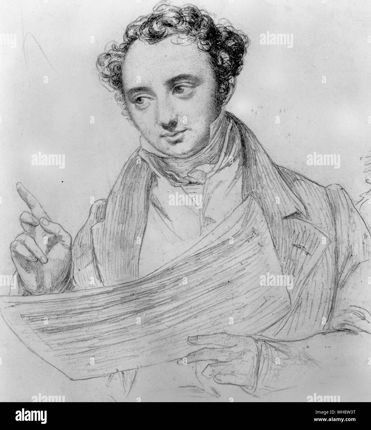 Adolf Bernhard Marx Freund von Felix Mendelssohn Stockfoto