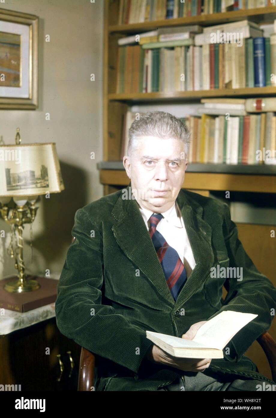 Eugenio Montale 1896-1981 italienischer Dichter und Nobelpreisträger Stockfoto