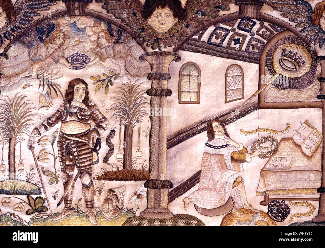 Charles I und II Stockfoto