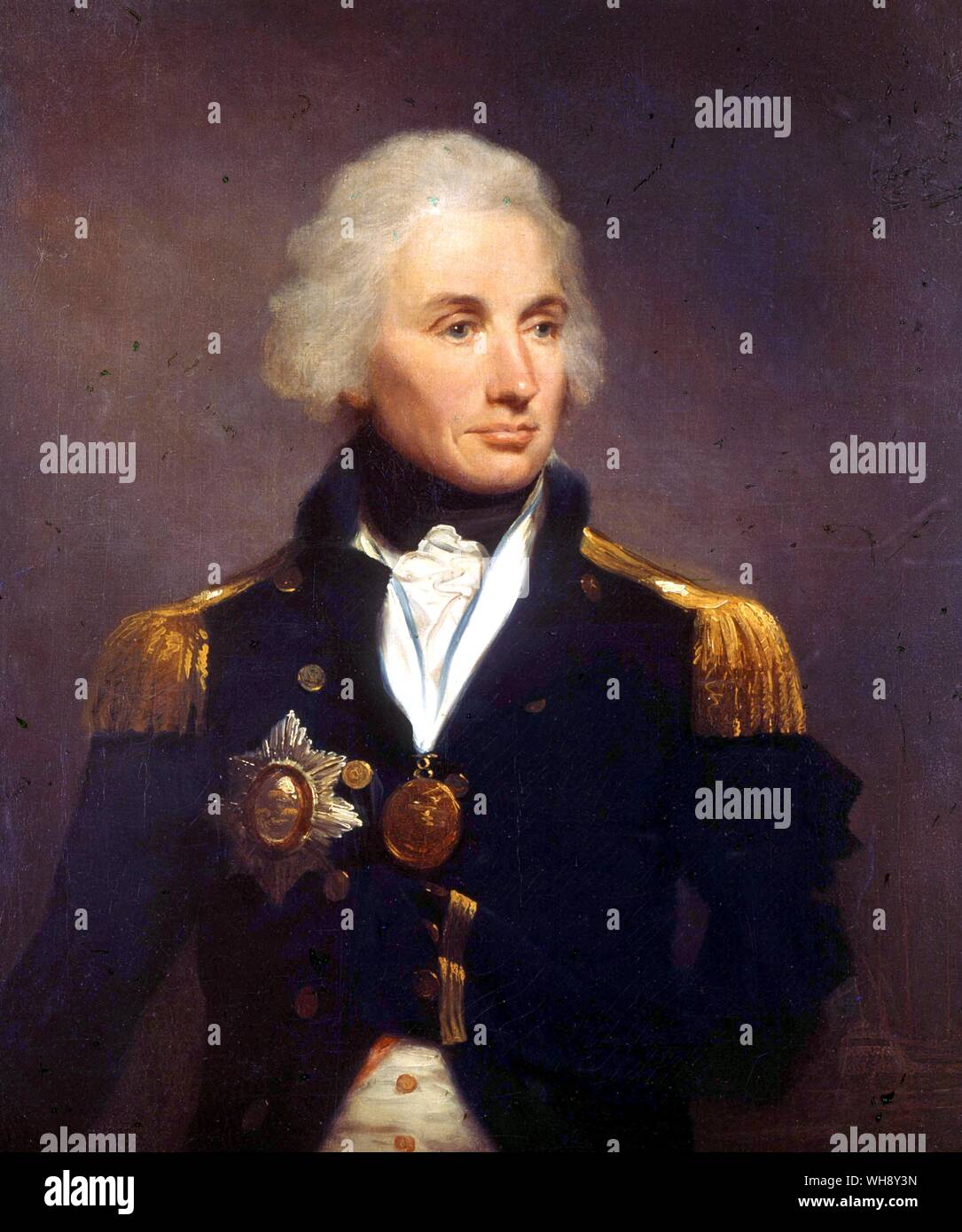 Horatio Nelson englischer Admiral 1758-1805 Stockfoto