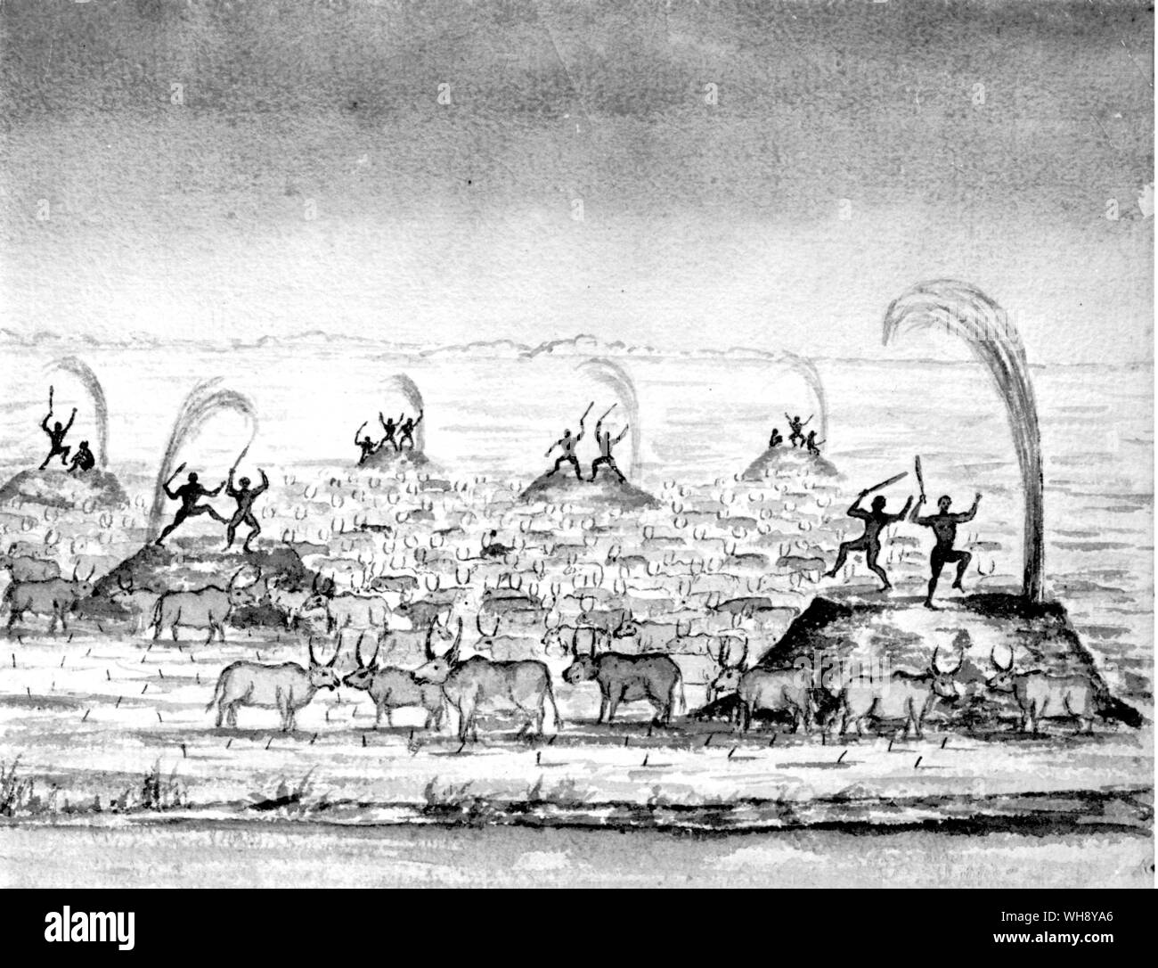 Kunst von Baker von Ismailia durch Baker. Ismailia Erzählung der Expedition in Zentralafrika zur Unterdrückung des Sklavenhandels 1874 Stockfoto