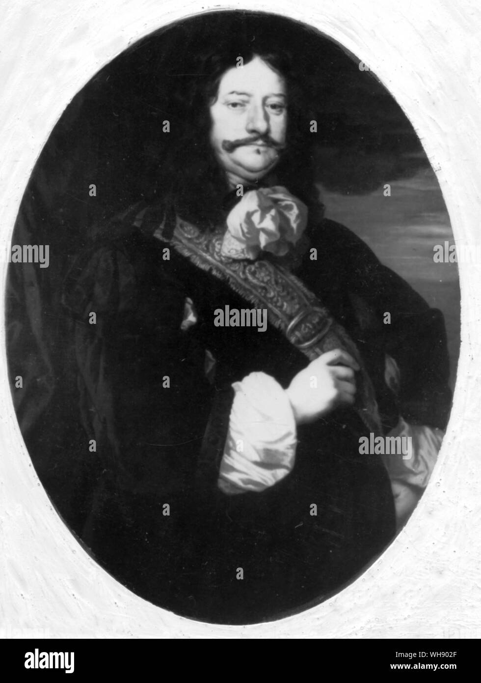 Sir Thomas Teddeman, Vizeadmiral, betrogen durch den 'false Dane' in Bergen Stockfoto