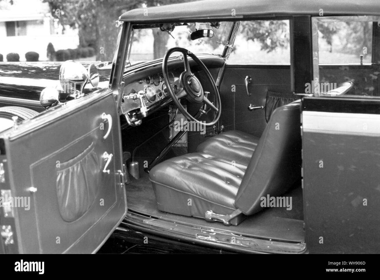 Innenraum der Rollston-bodied Modell J Duesenberg Victoria.. Stockfoto