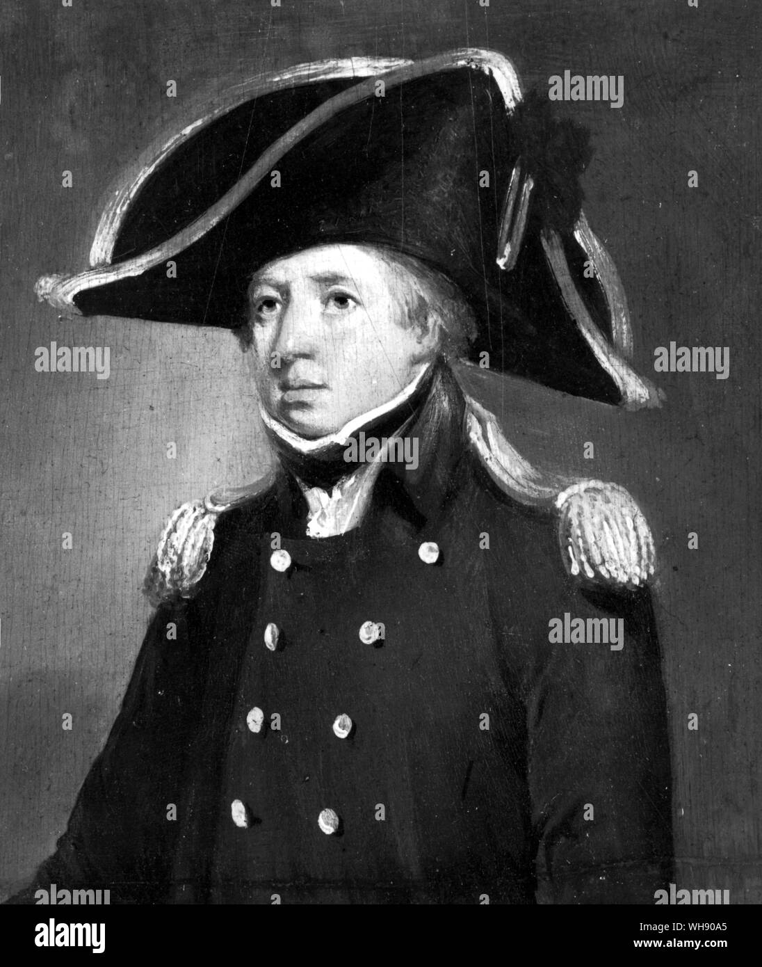 Kapitän Thomas Masterman Hardy, leben Nelsons - lange Freund war ein Freund von Emma zu bleiben. Stockfoto