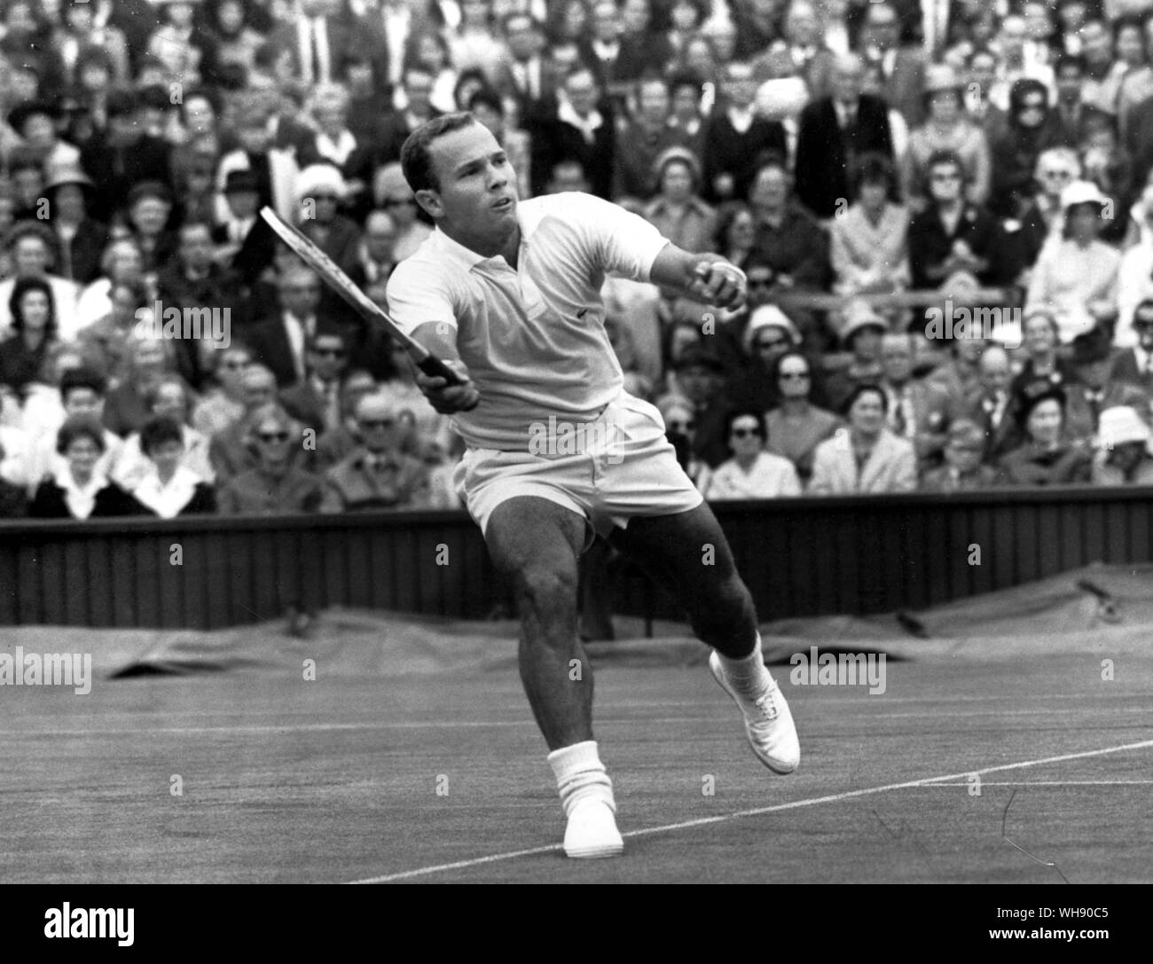 Chuck McKinley der USA. Wimbledon 1964. Stockfoto