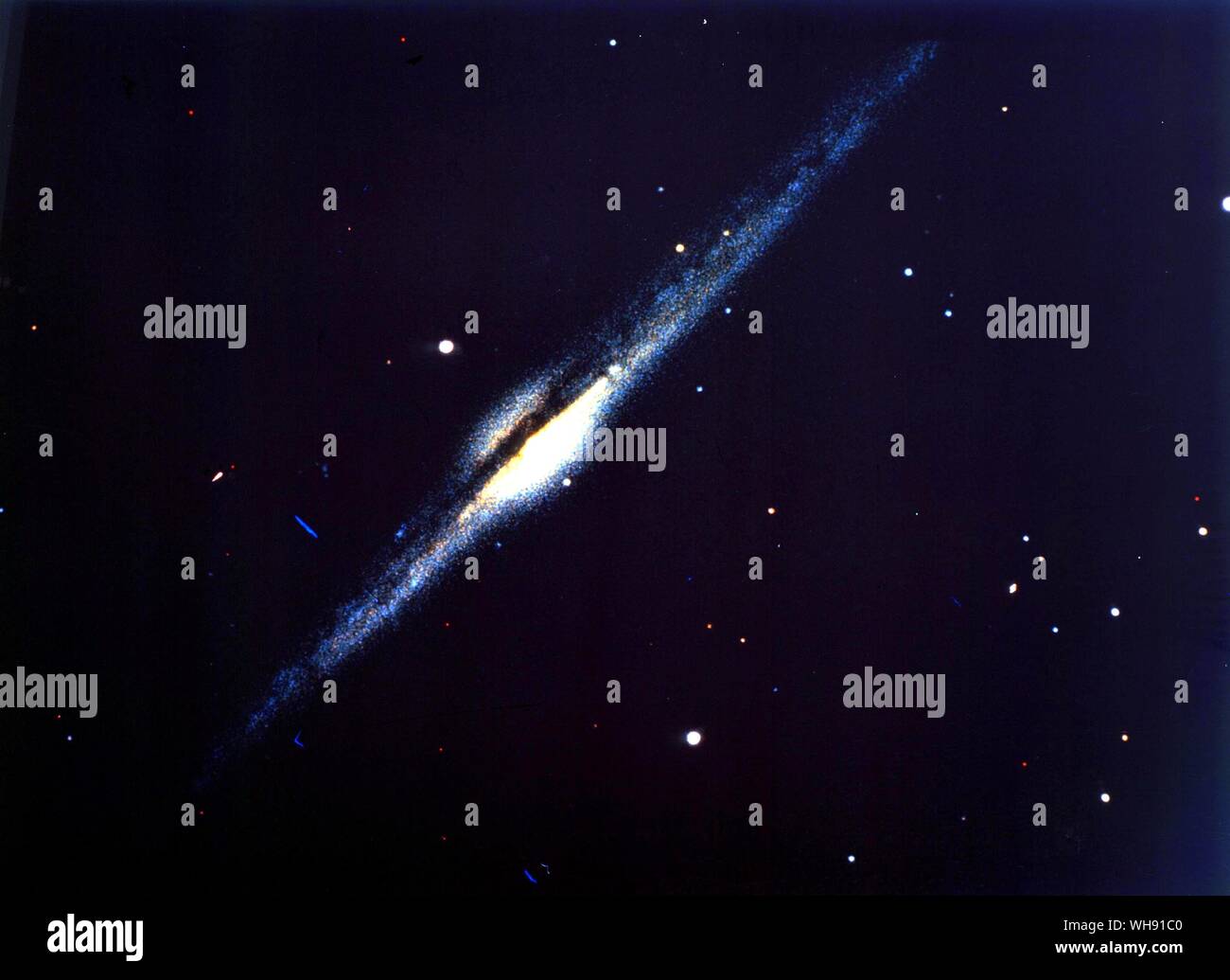 Platz - Sterne/Galaxien und Nebel. Edge auf Galaxie.. Stockfoto