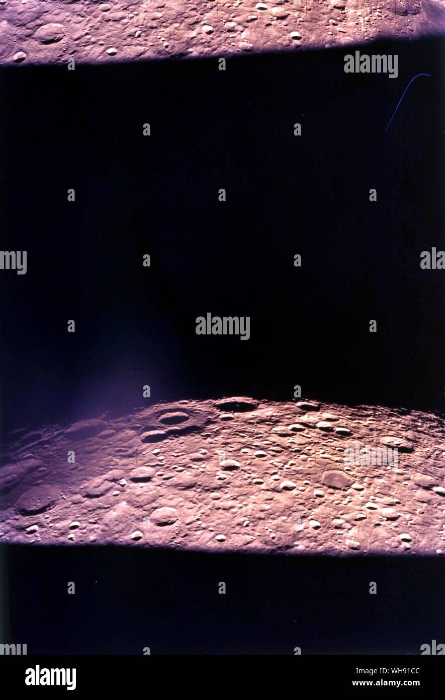 Platz - Mond/Apollo 13 auf dem Mond Stockfoto