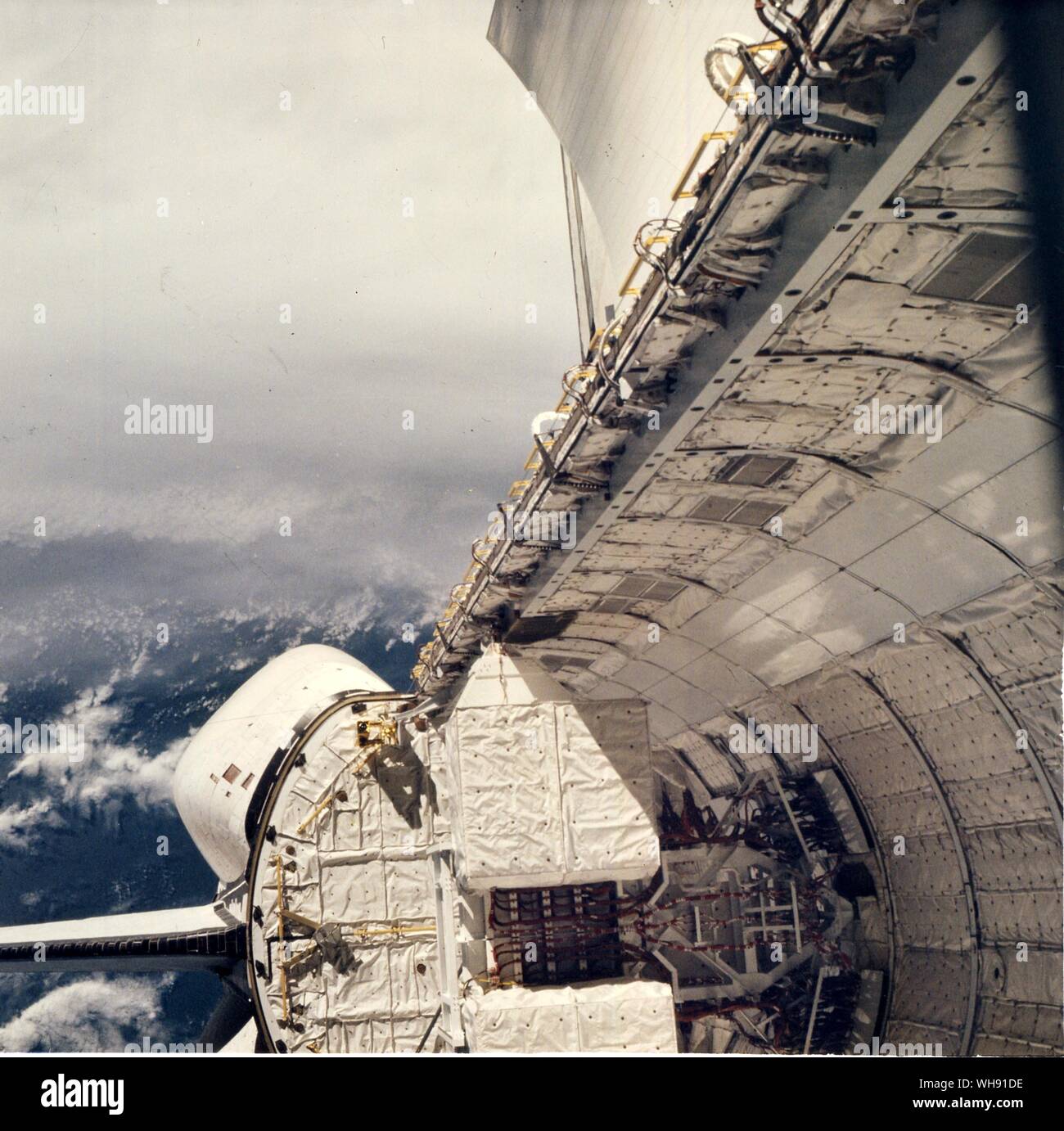 Space-Shuttles. Shuttle Kolumbien / Cargo Bay Stockfoto