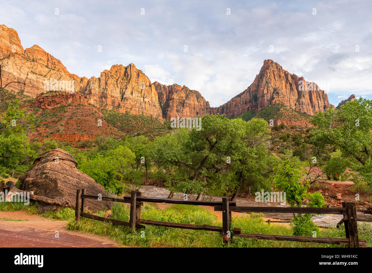 Zion Canyon, Utah, Vereinigte Staaten von Amerika, Nordamerika Stockfoto