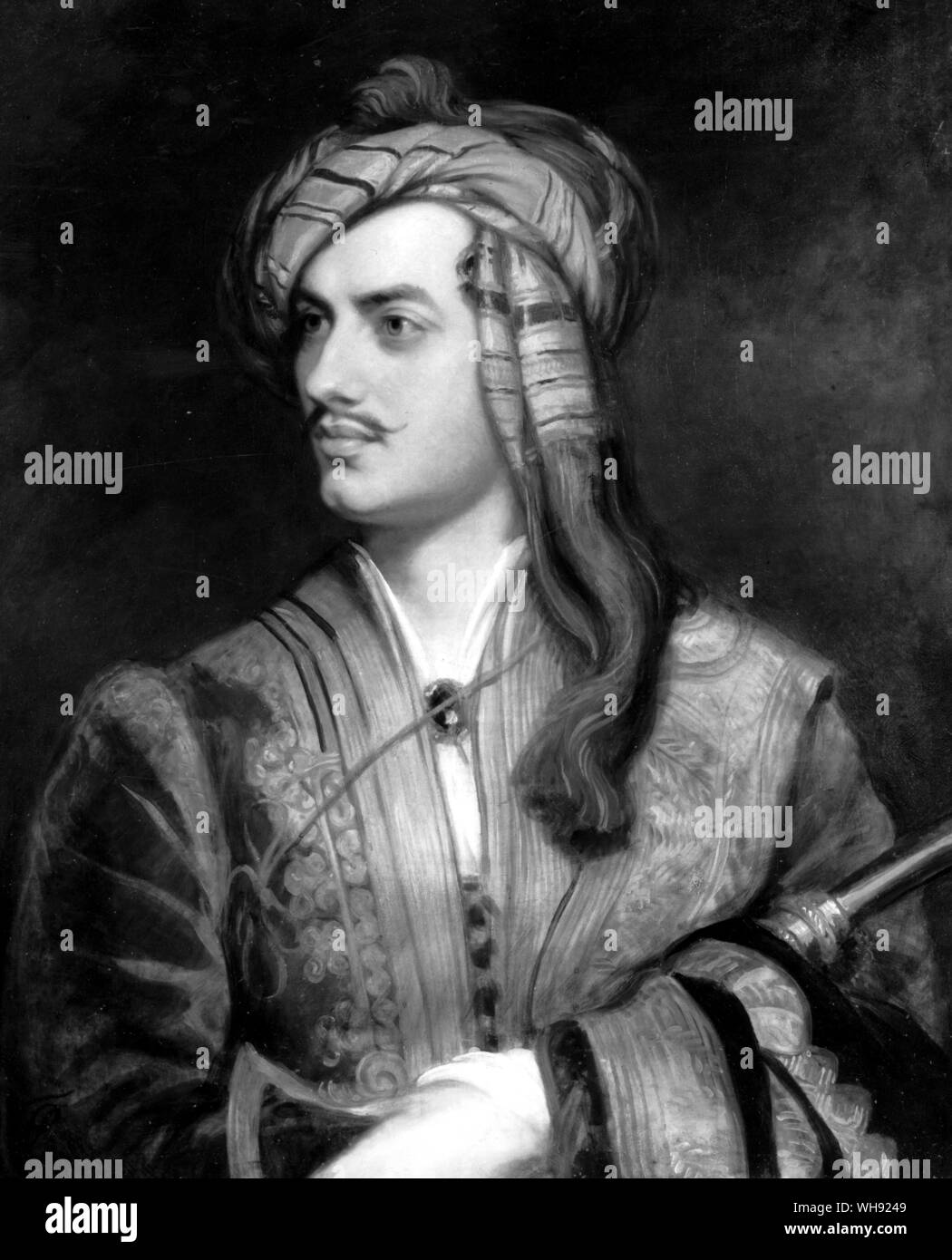 George Gordon Byron von Thomas Phillips. (Leinwand, 74,8 x 62,1 cm). Stockfoto