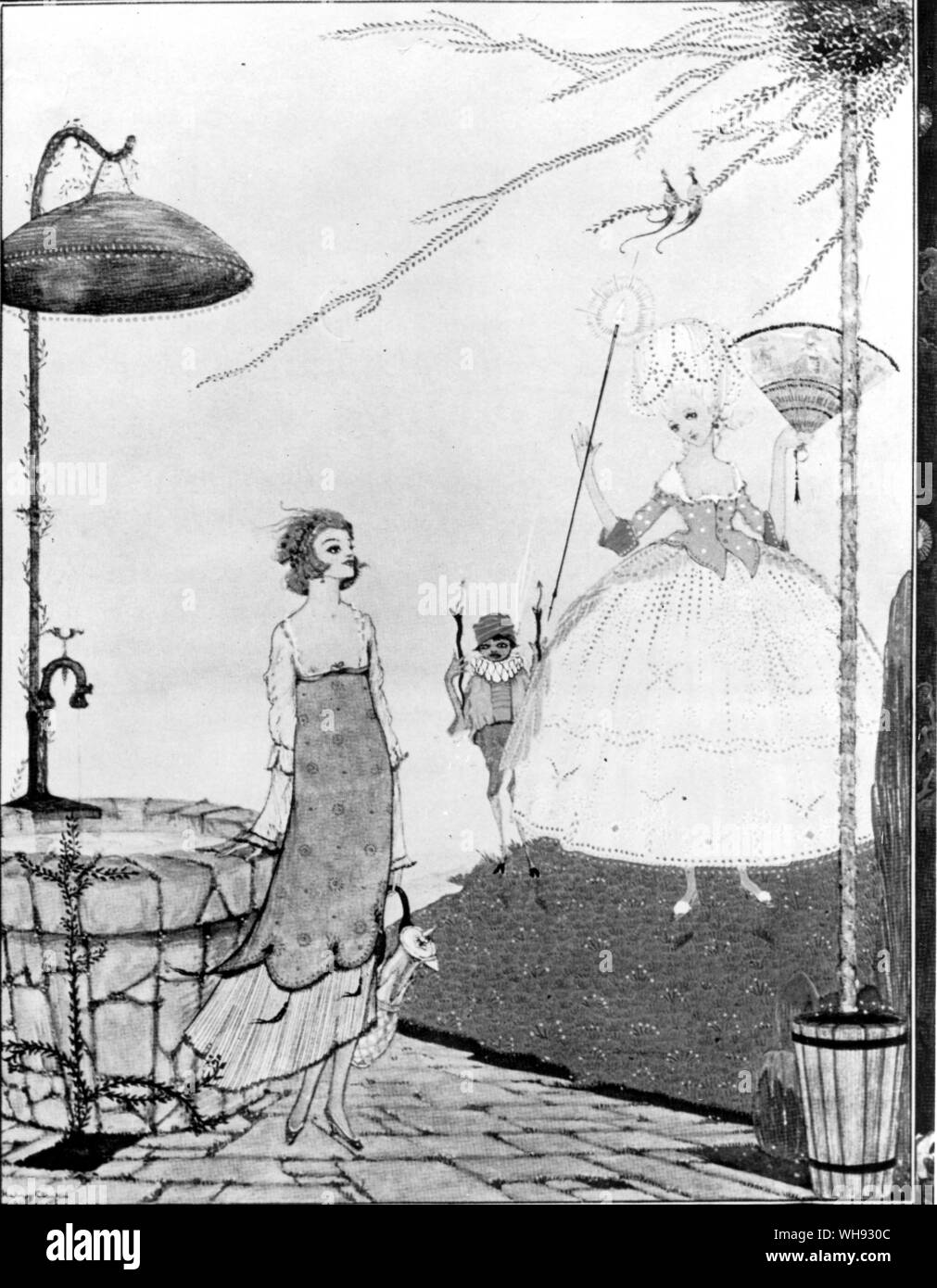 Die älteste Tochter und die Fee, Harry Clark, 1922.. Stockfoto