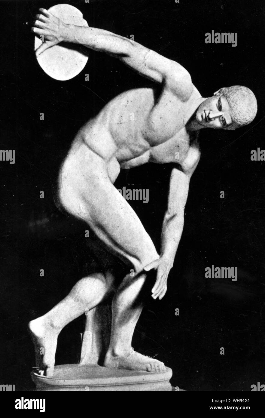 Discoblos Statue Stockfoto