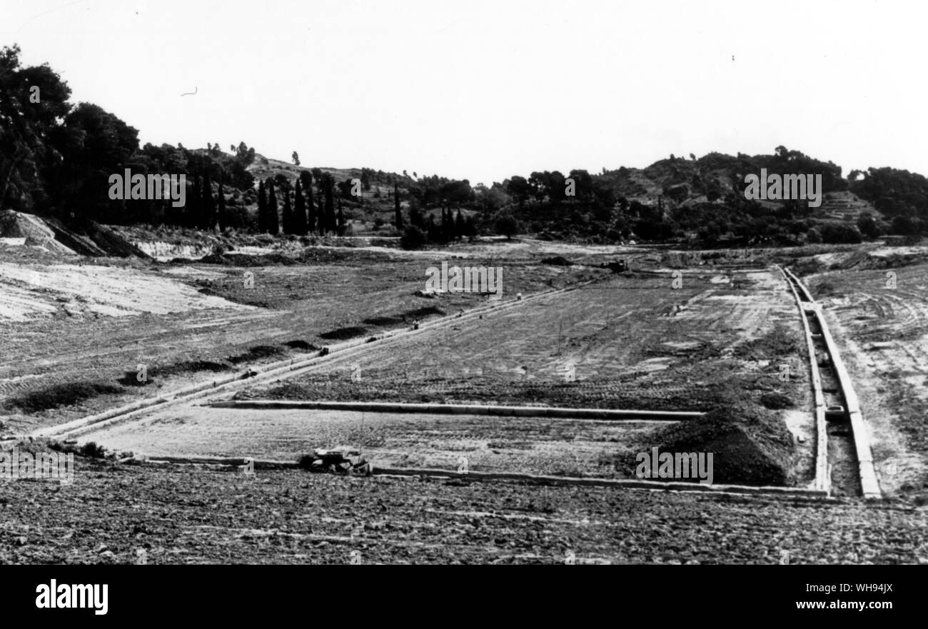 Olympischen Spiele Antike griechische Website Stockfoto