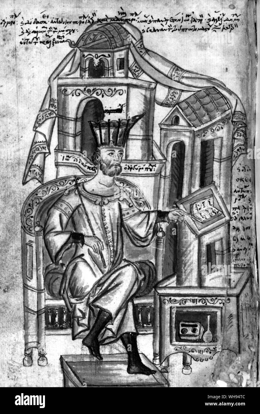 John argyropoulos, Flüchtling Gelehrter, der in Florenz 1456-71 lehrte Stockfoto