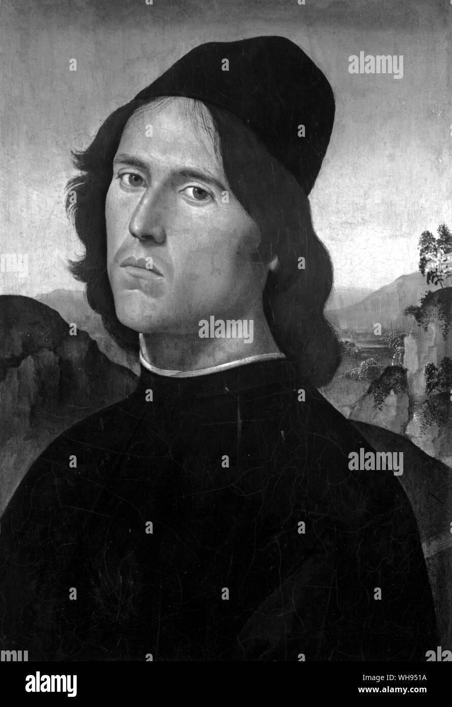 Lorenzo di Credi, 1458-1537. Self Portrait Stockfoto