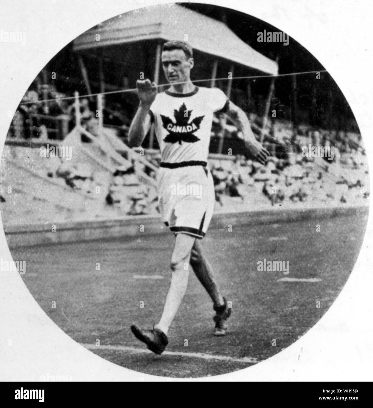 G H Goulding Kanada Sieger in der 10 000 Meter Fußweg Olympischen Spiele in Stockholm 1912 Stockfoto