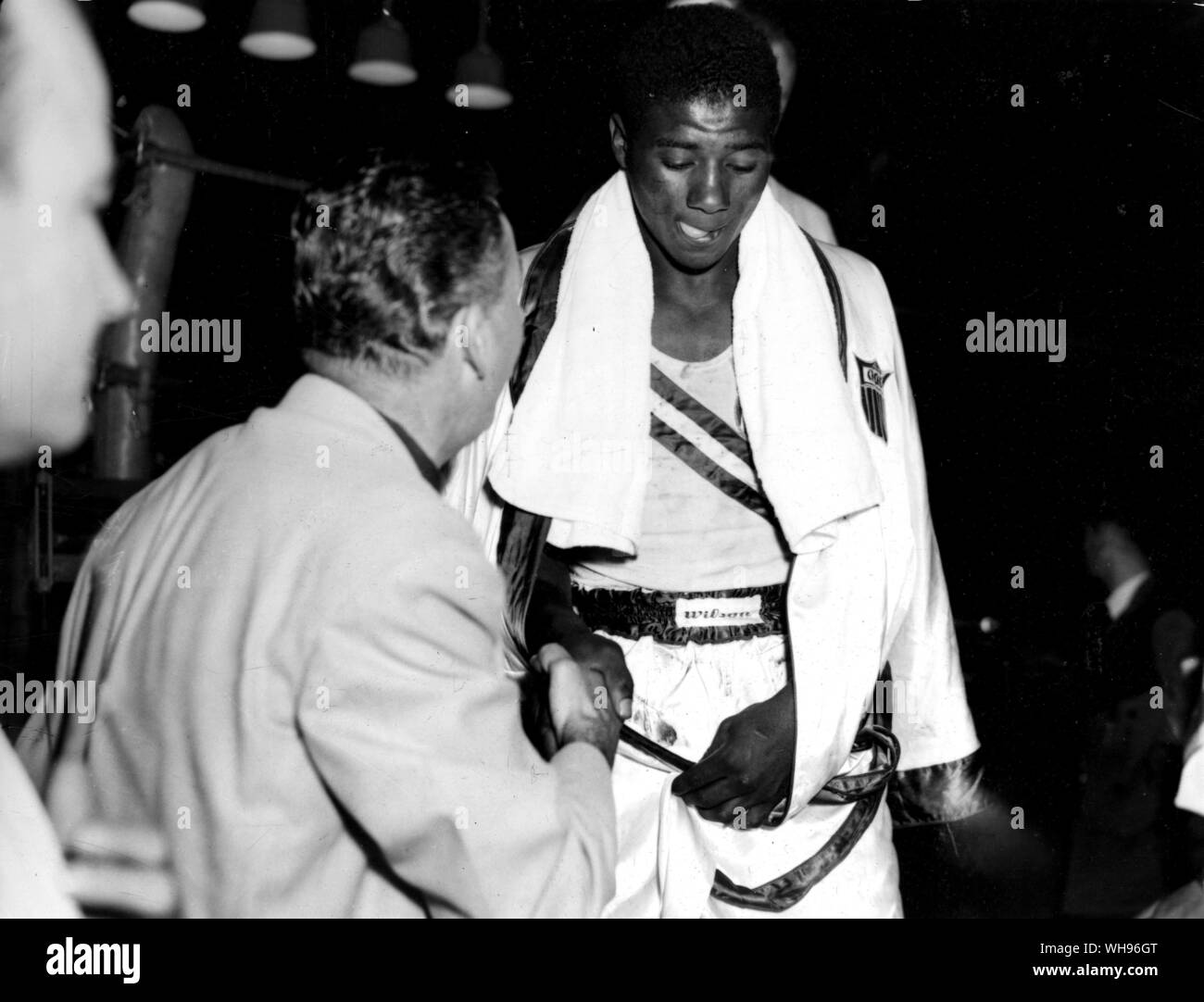 Finnland, Helsinki/Olympics, 1952: Floyd Paterson (USA), boxing Champion.. Stockfoto