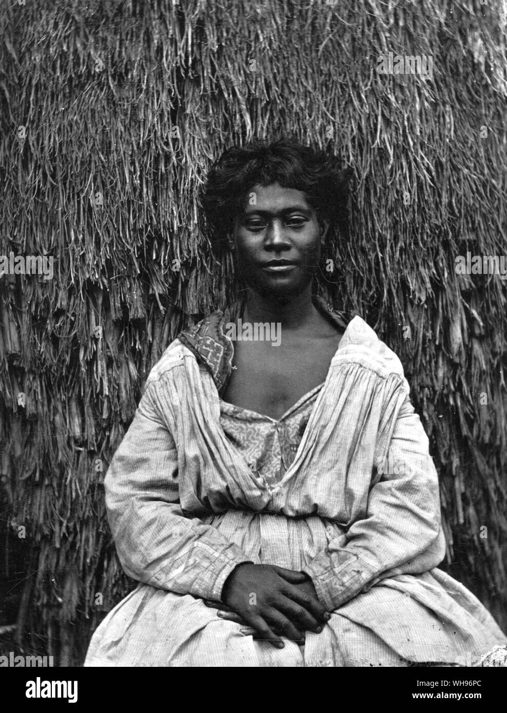 Tahiti: Tahitianischen Mädchen Stockfoto