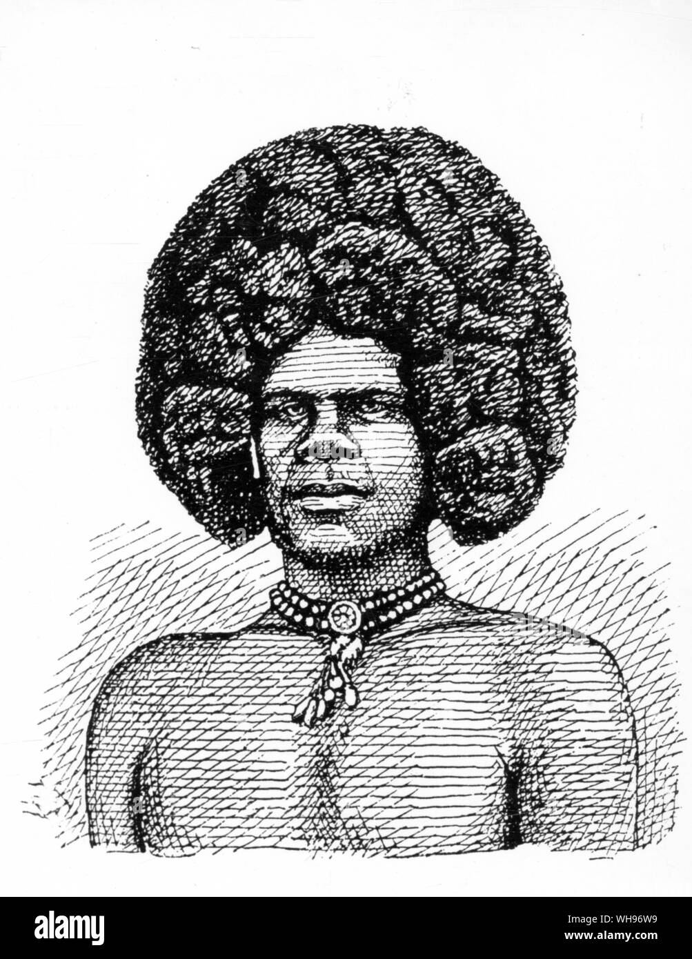 Fidschi männlichen Cannibal Stockfoto