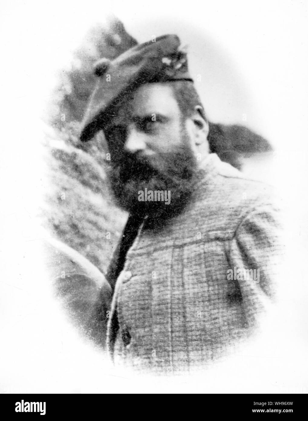 John Murray, dargestellt am Anfang der Reise.. Stockfoto