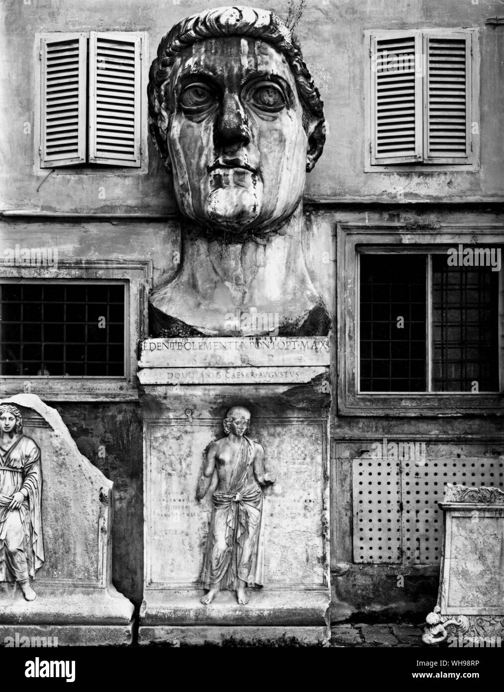 Statue von Konstantin (306-337 N.CHR.) Stockfoto