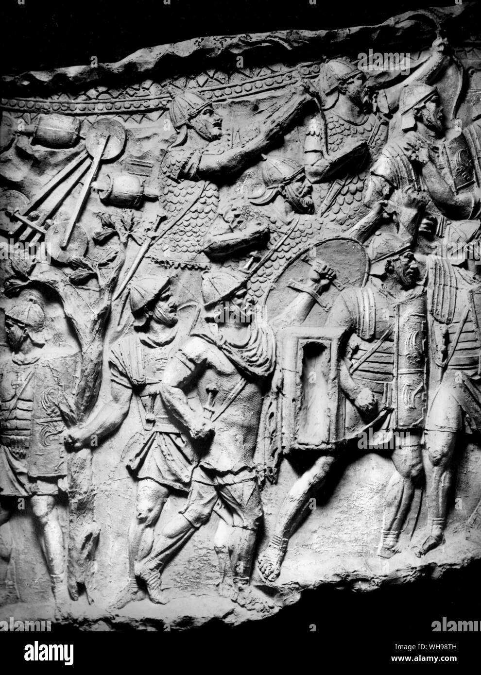 Alte Kriege: 2. Jahrhundert n. Chr. Erleichterung. (Herkunft unbekannt) Stockfoto