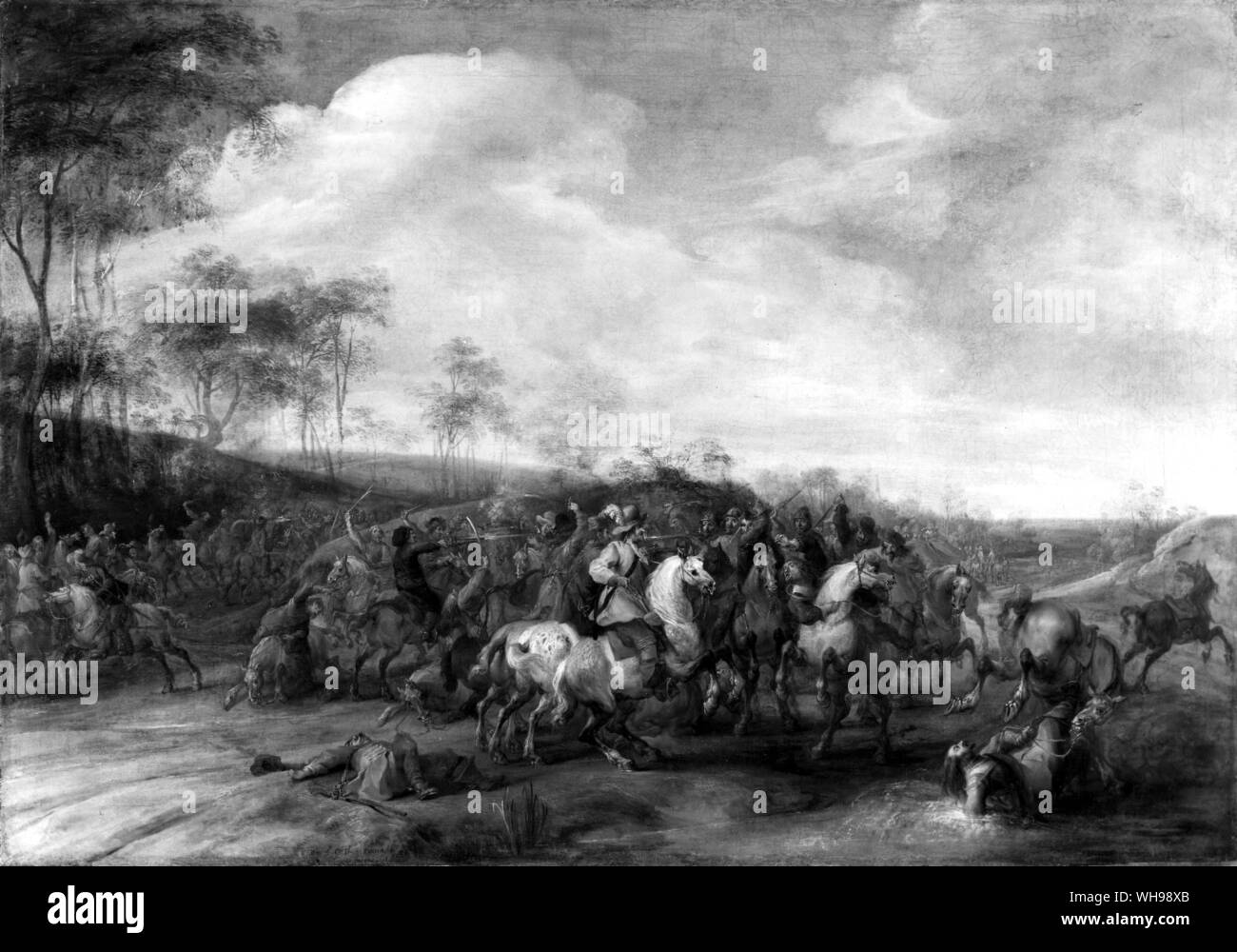 Kriegsführung/des Dreißigjährigen Krieges, Anfang des 17. Jahrhunderts. Stockfoto