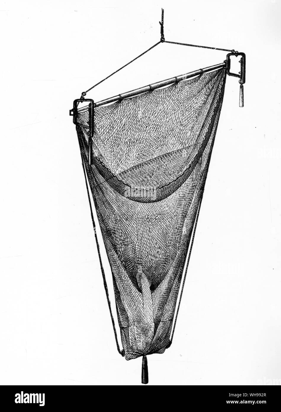 Die baumkurre in Deep sea Arbeiten verwendet Stockfoto