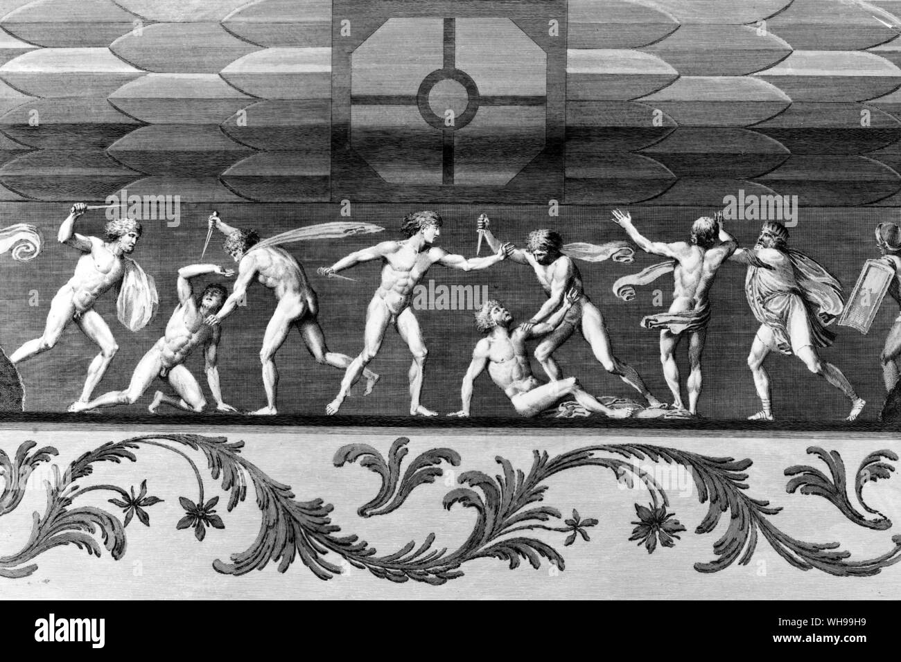 Gladiatorenkämpfe Contest von James Byres Stockfoto