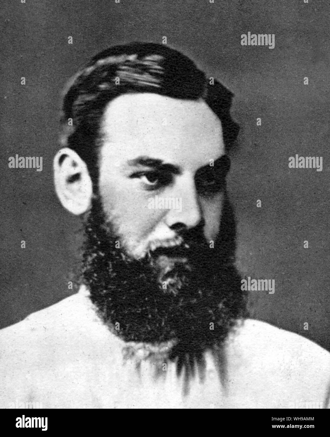 W G Grace 1848-1915 als junger Mann Stockfoto
