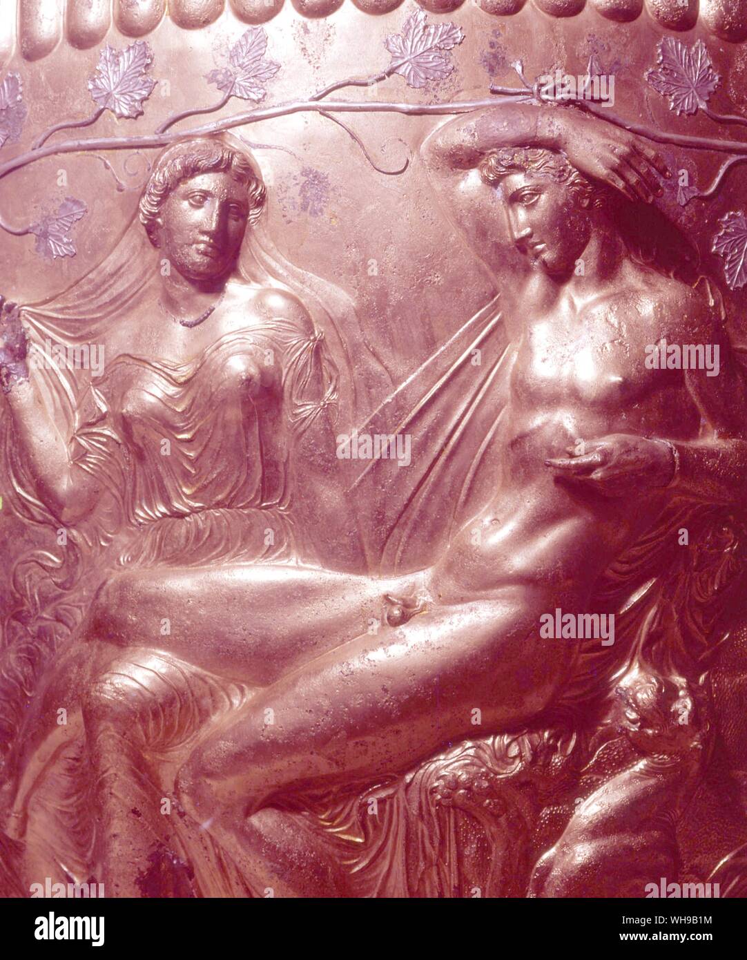 Entlastung Skulptur Alexander rev des Dionysos und Aria 330 v. Chr. Stockfoto