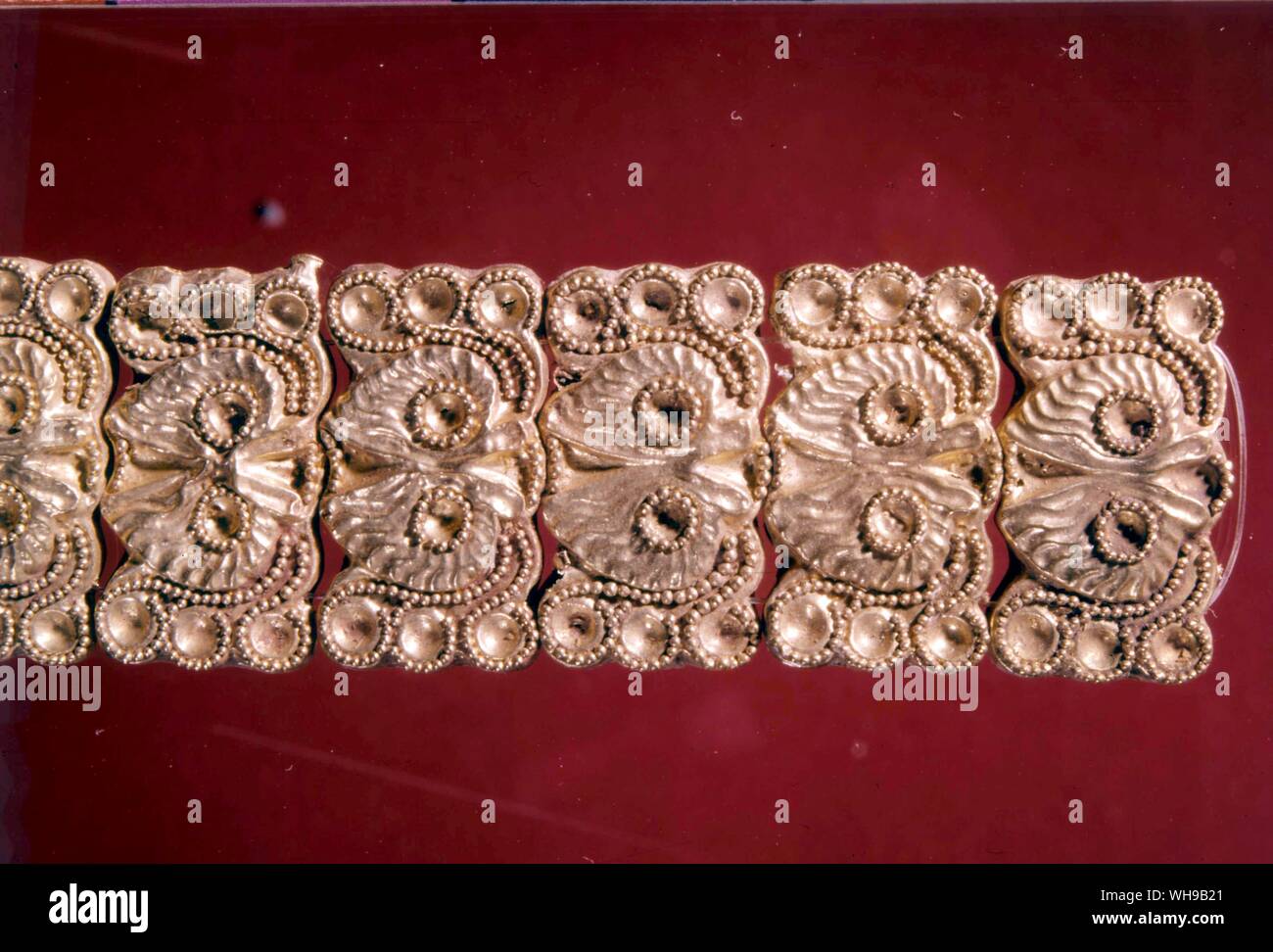 Griechische Mykene Nautilus Design Links Stockfoto Griechische Mykene Nautilus Design Links Stockfoto