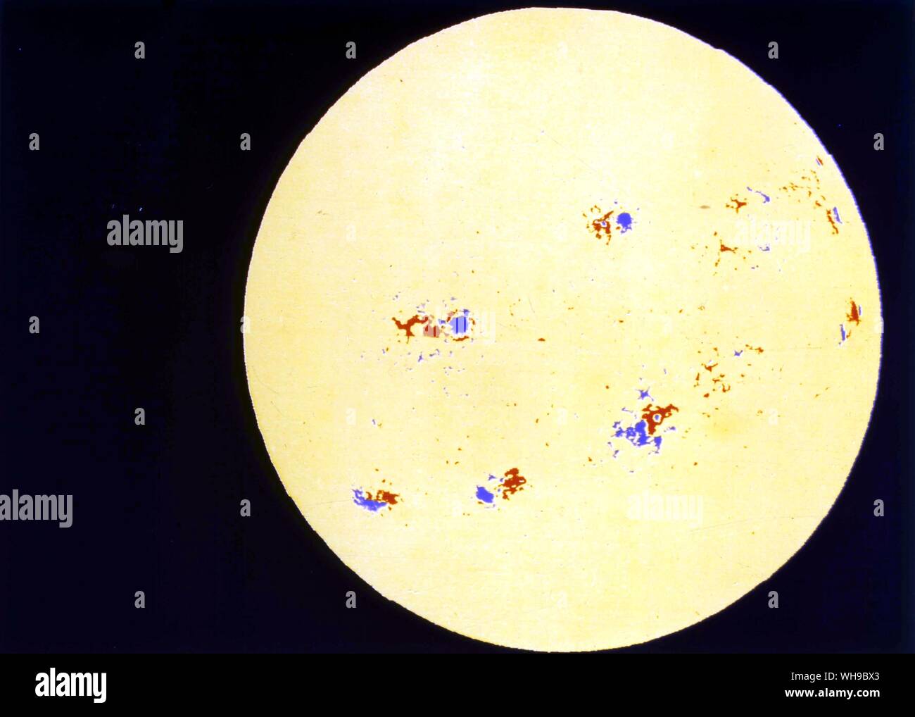 Platz/So. Die Sonne von skylab Stockfoto