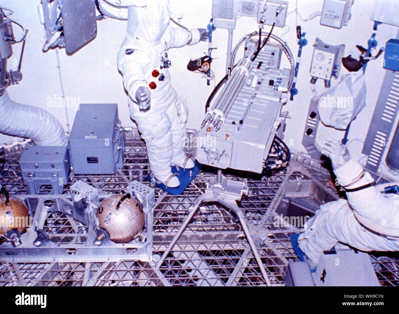 Raumfahrt Astronauten im Skylab 1. Stockfoto