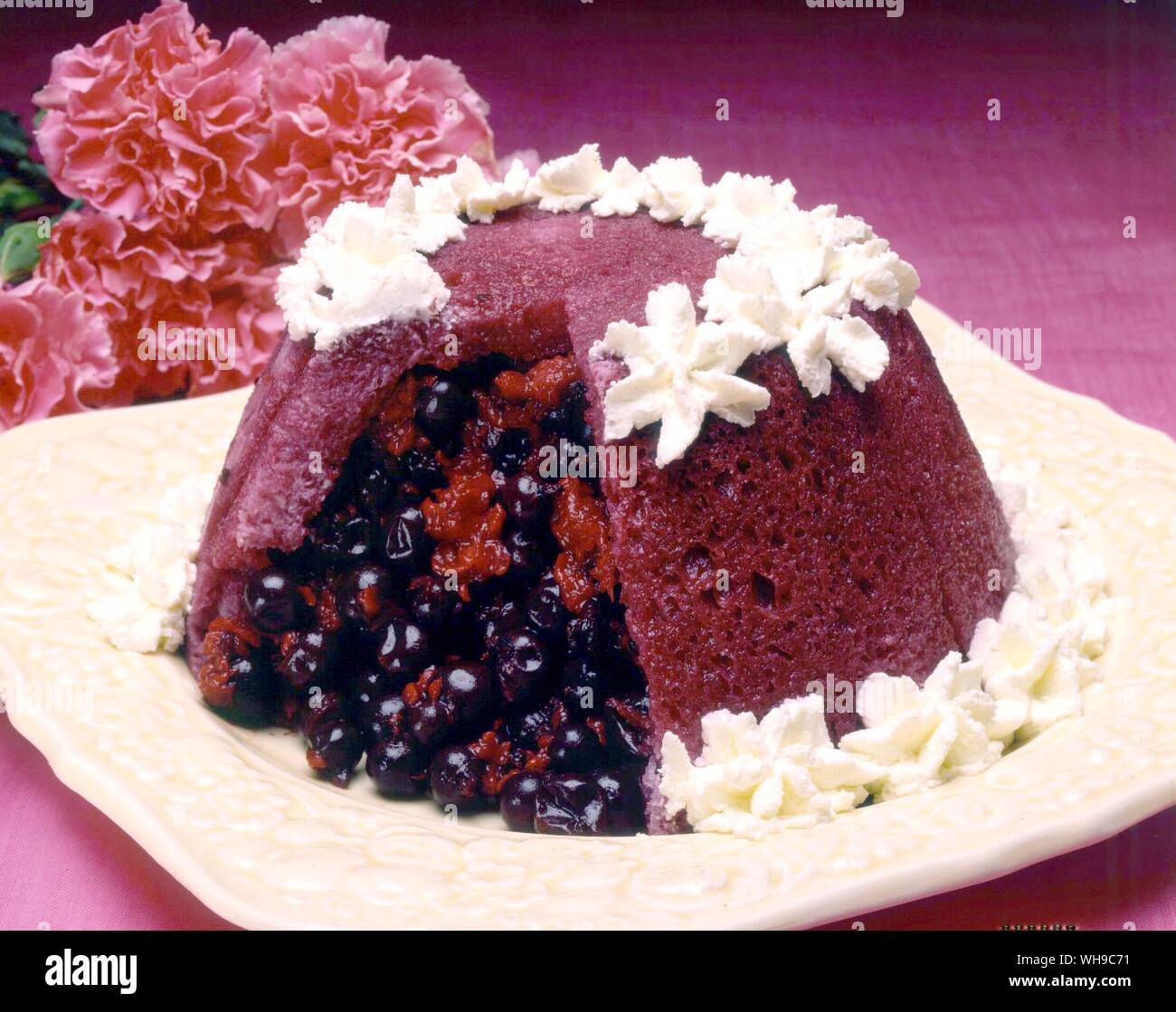 Fruchtdesserts Stockfoto