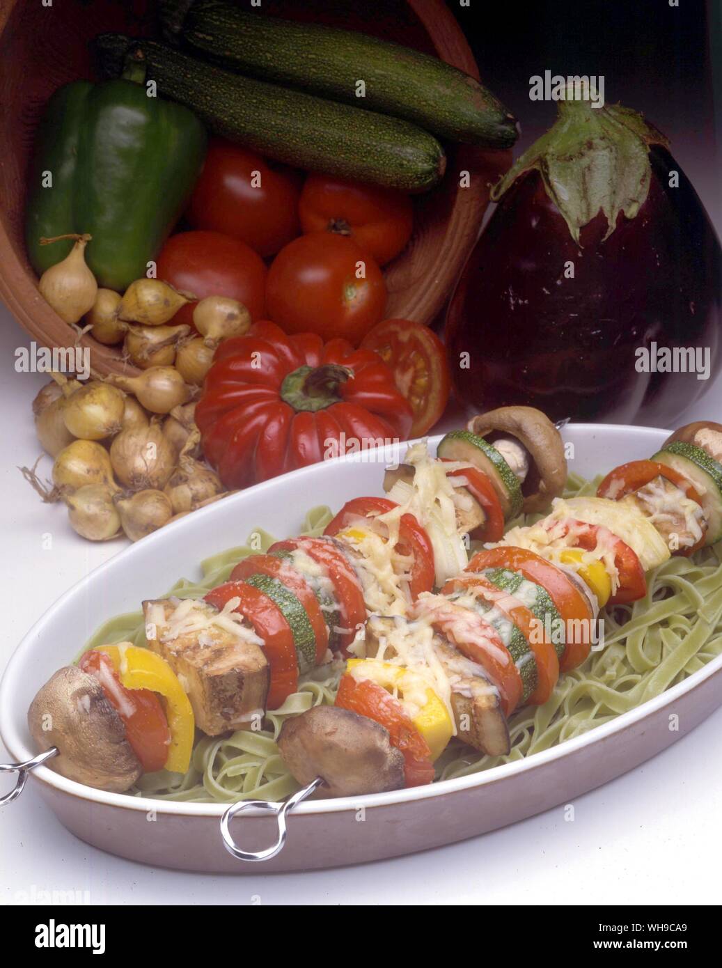 Fleisch Kebab Stockfoto