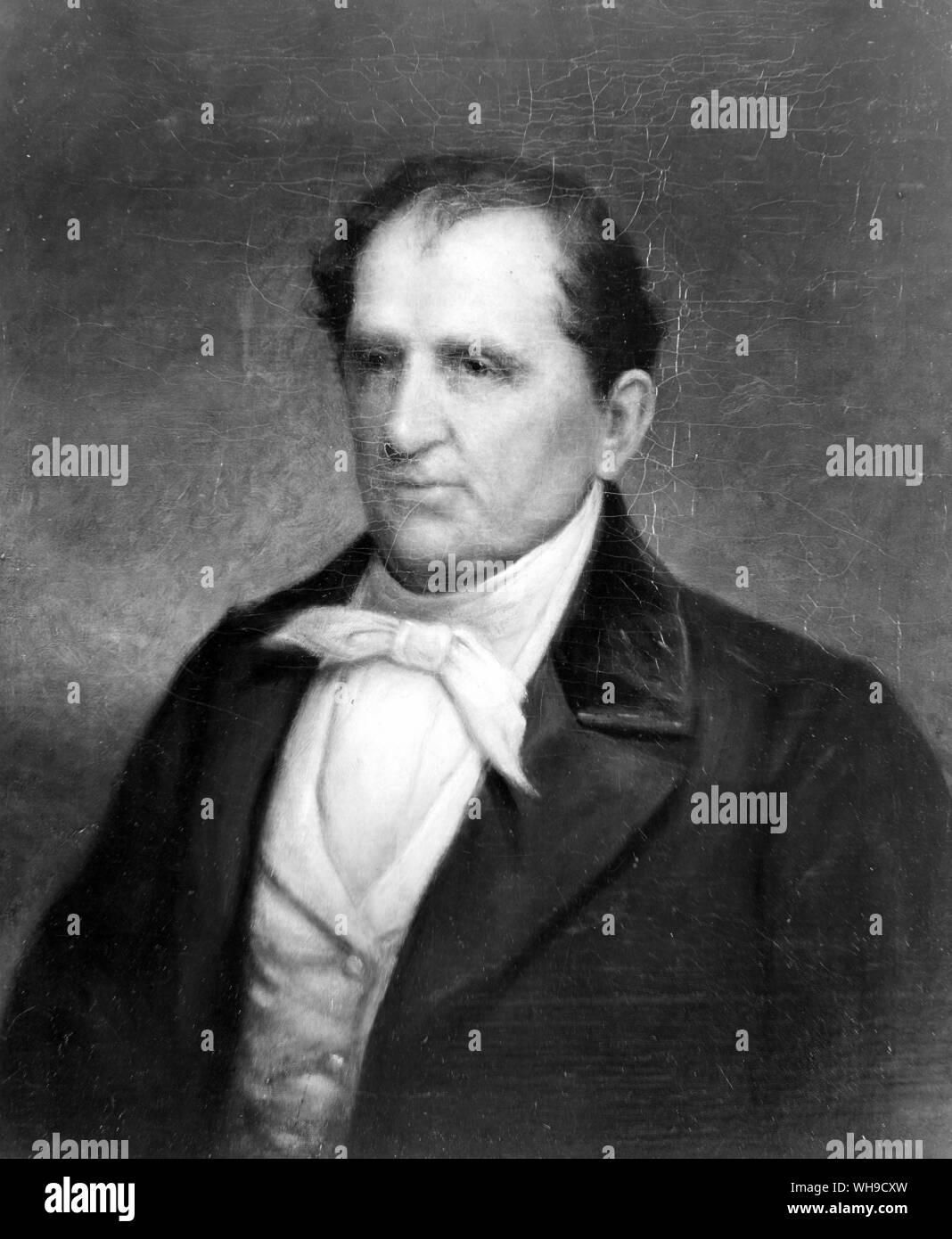 Uns Schriftsteller James Fenimore Cooper (1789-1851). Stockfoto