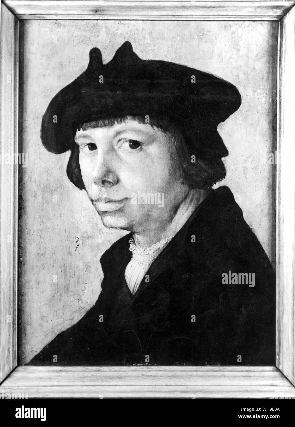 Lucas van Leyden (1494-1533), niederländischer Maler und Kupferstecher. Ein Selbstporträt Stockfoto