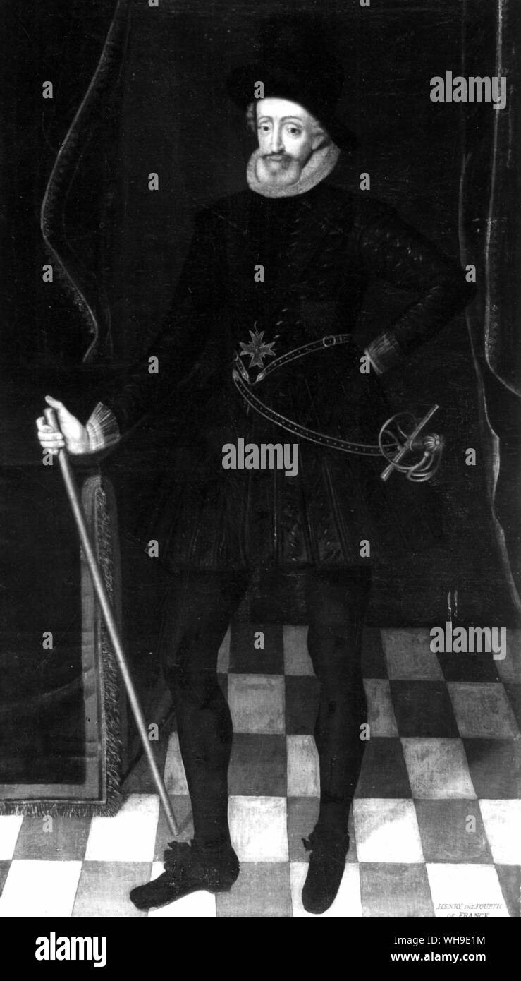 König Heinrich IV. von Frankreich (1553-1610), König von 1589. Stockfoto