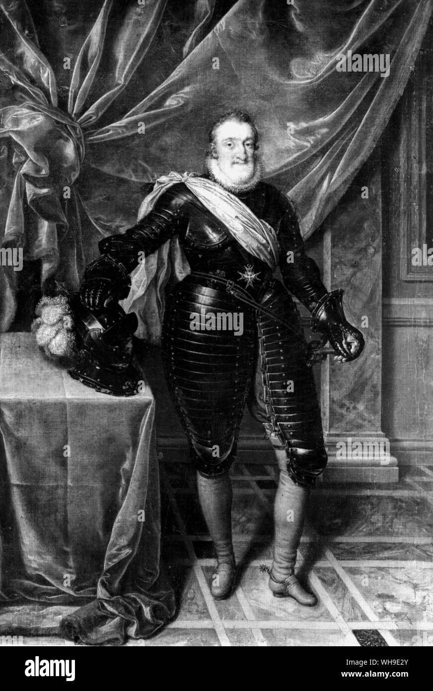 König Heinrich IV. von Frankreich (1553-1610). Stockfoto