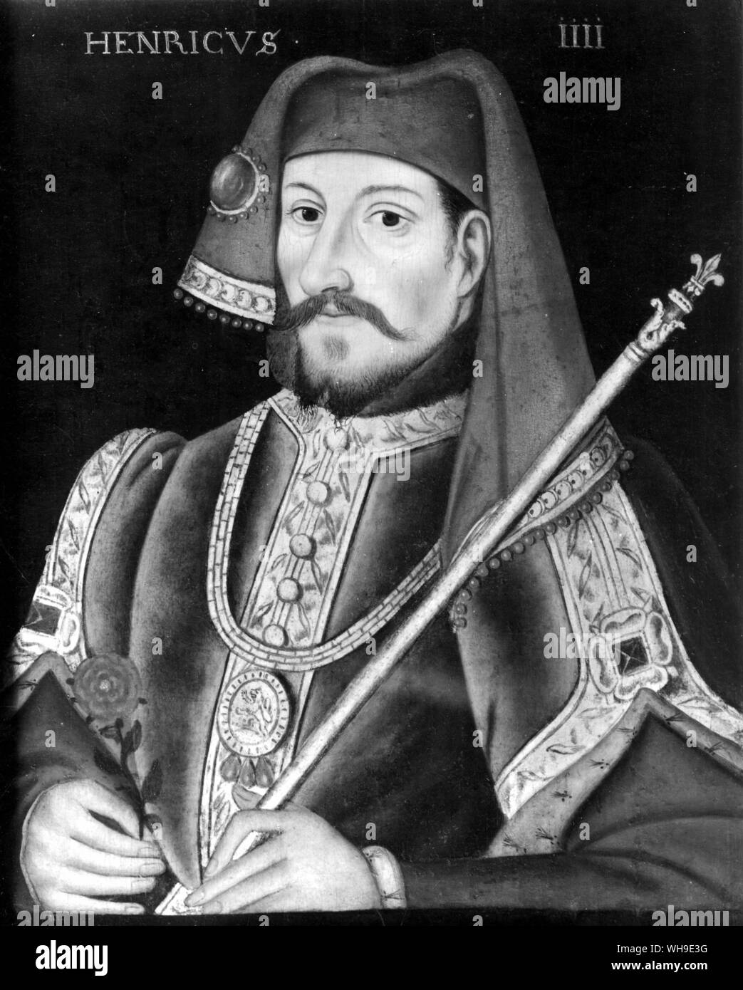Heinrich IV. (1367-1413), König von England von 1399. Der Sohn des Johannes von Gaunt. Stockfoto