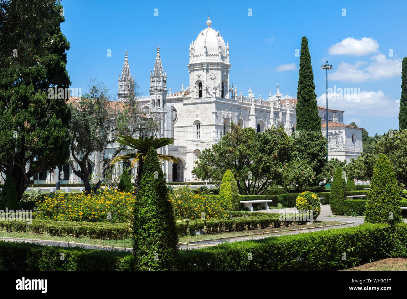 Mosteiro Dos Jeronimos (Kloster der das Hieronymuskloster), UNESCO-Weltkulturerbe, Belem, Lissabon, Portugal, Europa Stockfoto