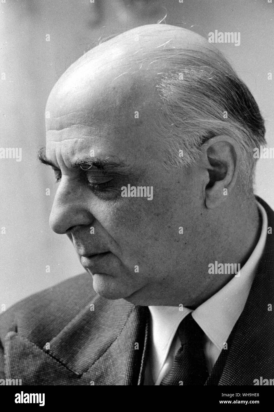 George Seferis (1900-1971), griechischer Dichter und Diplomat. Stockfoto