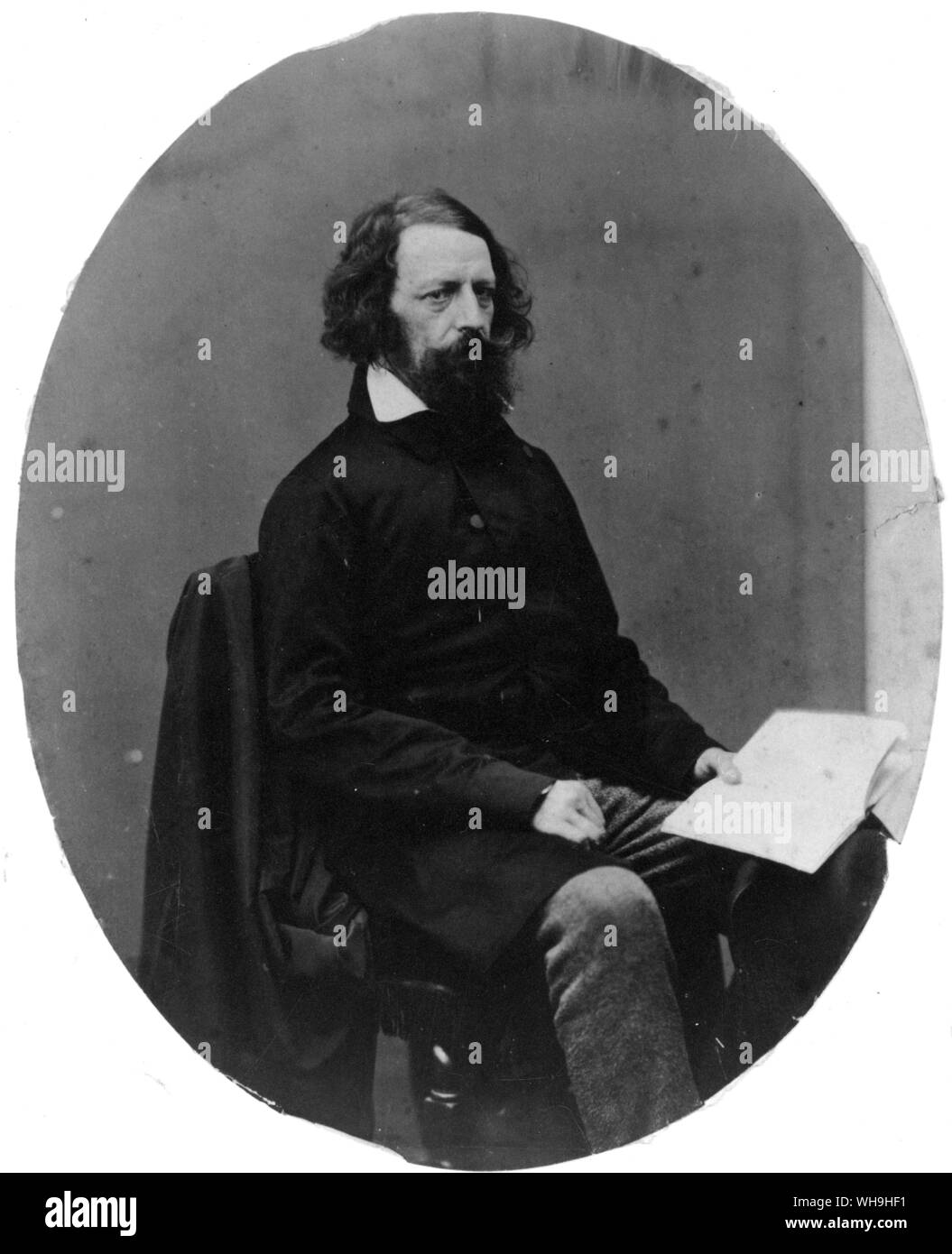Lord Alfred Tennyson (1809-1892), 1. Baron Tennyson, englischer Dichter, an Somersby, Lincolnshire geboren. Er war Poet Laureate 1850-92. Stockfoto