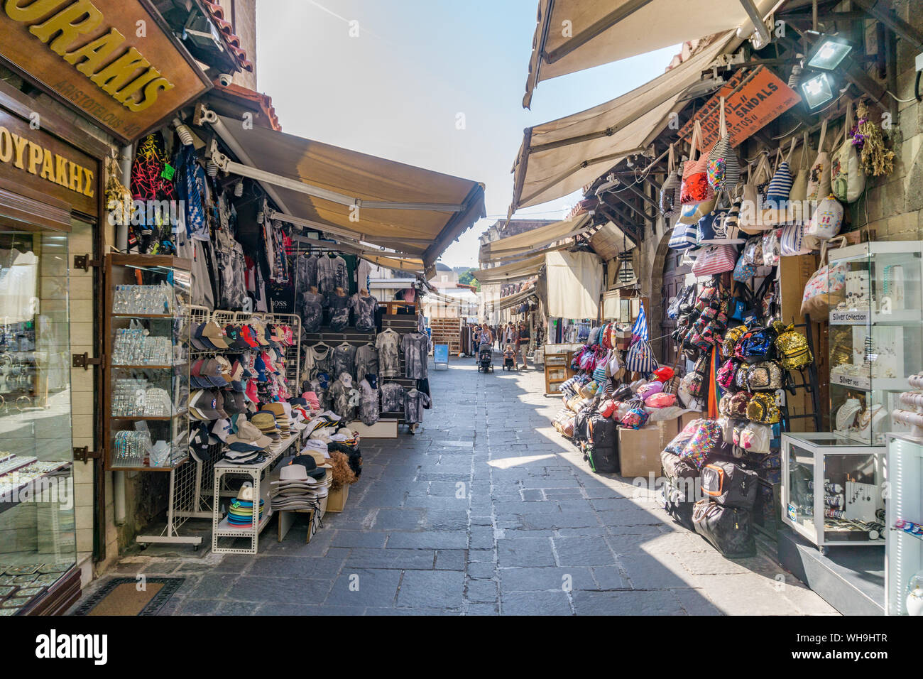 Old Town, Rhodos, Dodekanes, Griechische Inseln, Griechenland, Europa Stockfoto