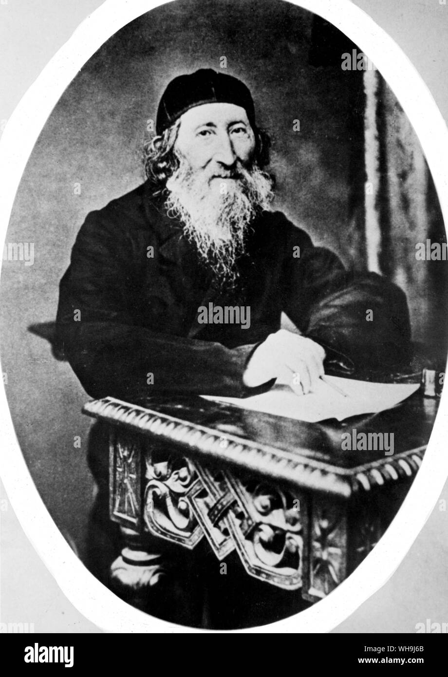 Rabbi Z.A.Kalischer Stockfoto