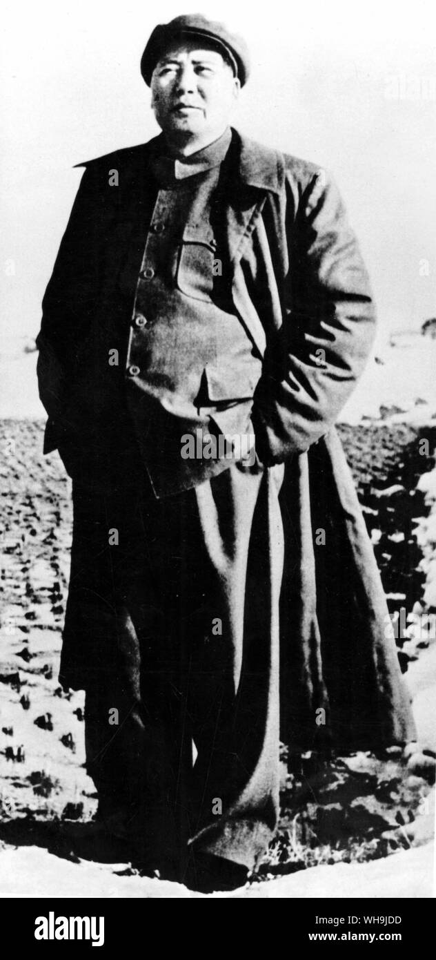 Mao Tse-tung (Mao Zedong) (1893-1976), Chinesischer Politiker und marxistischer Theoretiker. Vorsitzender Mao Stockfoto