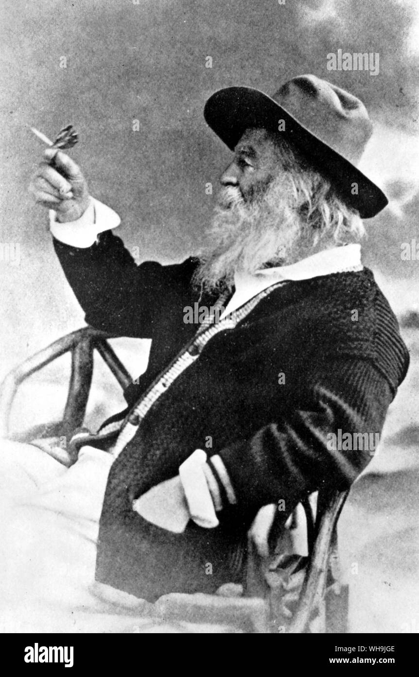 Uns Dichter Walt Whitman 1819-1892 Stockfoto