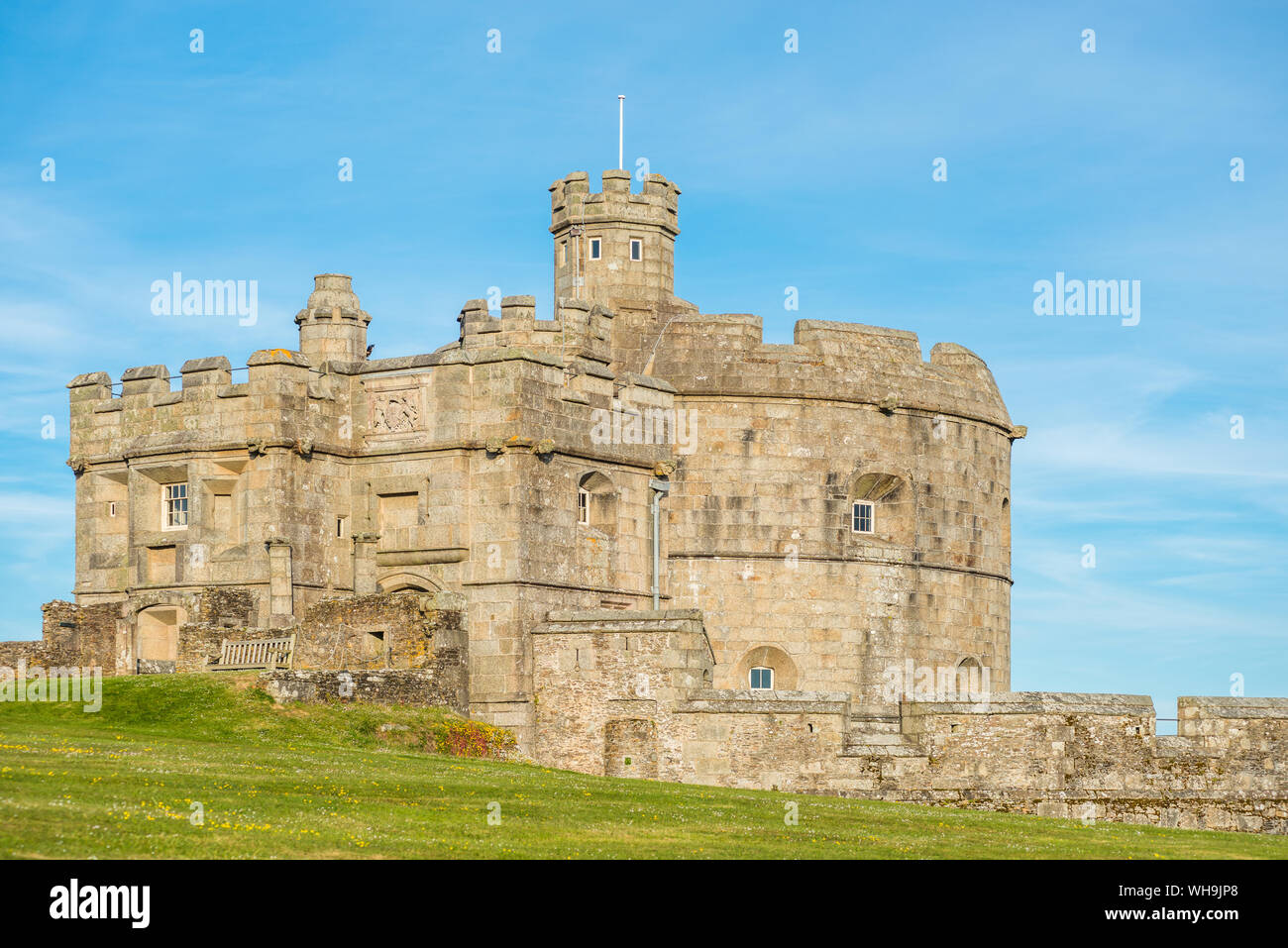 Pendennis Castle, Falmouth, Cornwall, England, Vereinigtes Königreich, Europa Stockfoto